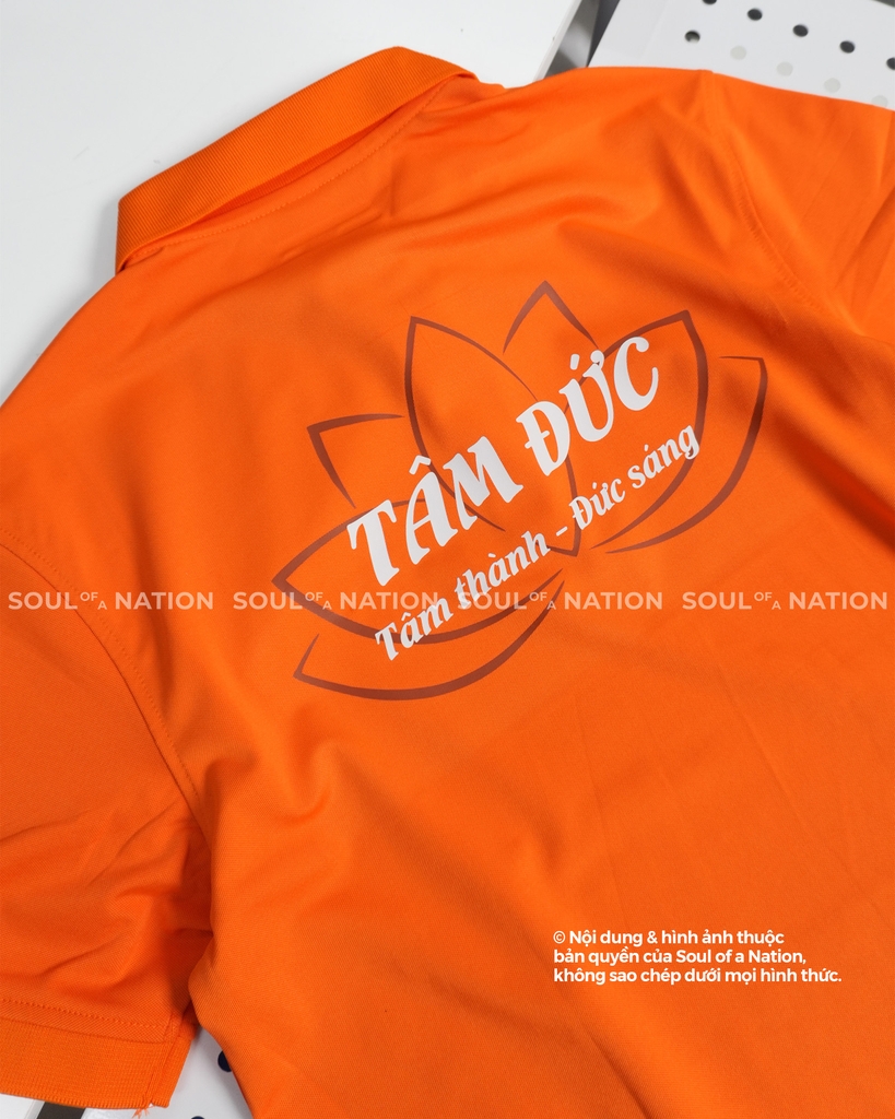 Dự án Áo Polo in Tâm Đức theo yêu cầu