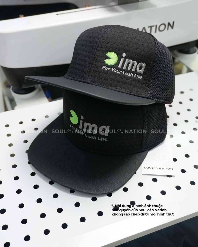 Dự án Nón lưỡi trai thêu IMA theo yêu cầu