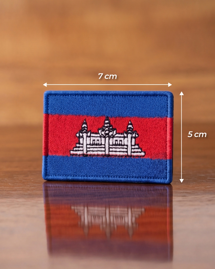 Patch Thêu - Cờ Campuchia