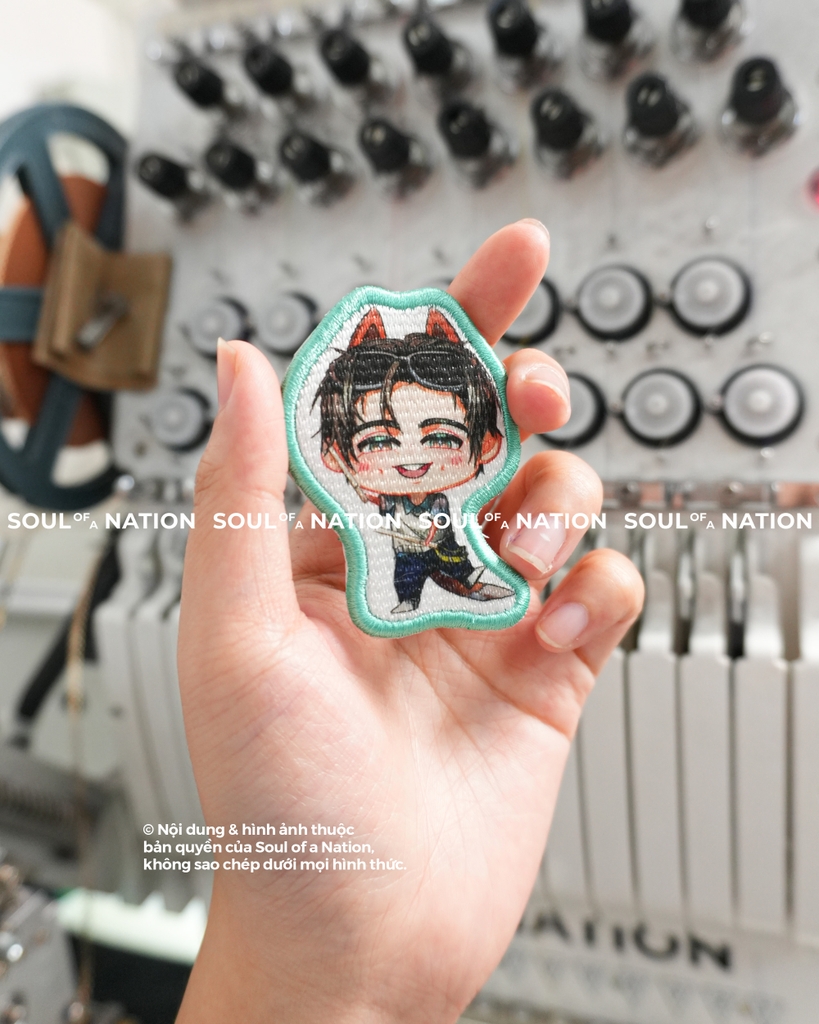 Patch in hình ôm viền Nhóm nhạc Hàn Quốc theo yêu cầu