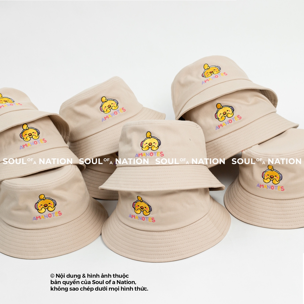 Dự án Nón bucket thêu AMANOTES theo yêu cầu