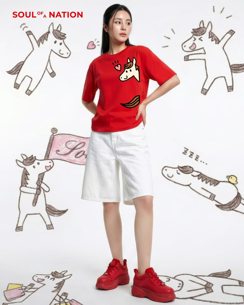 Áo Thun - In Ngựa Cute