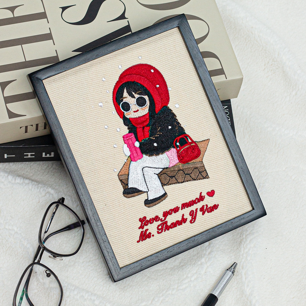 Dự án Thêu hình chuyển chibi 