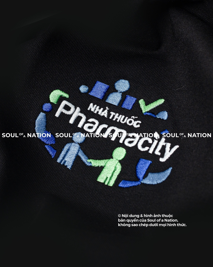 Dự án Áo Thun thêu theo yêu cầu Pharmacity