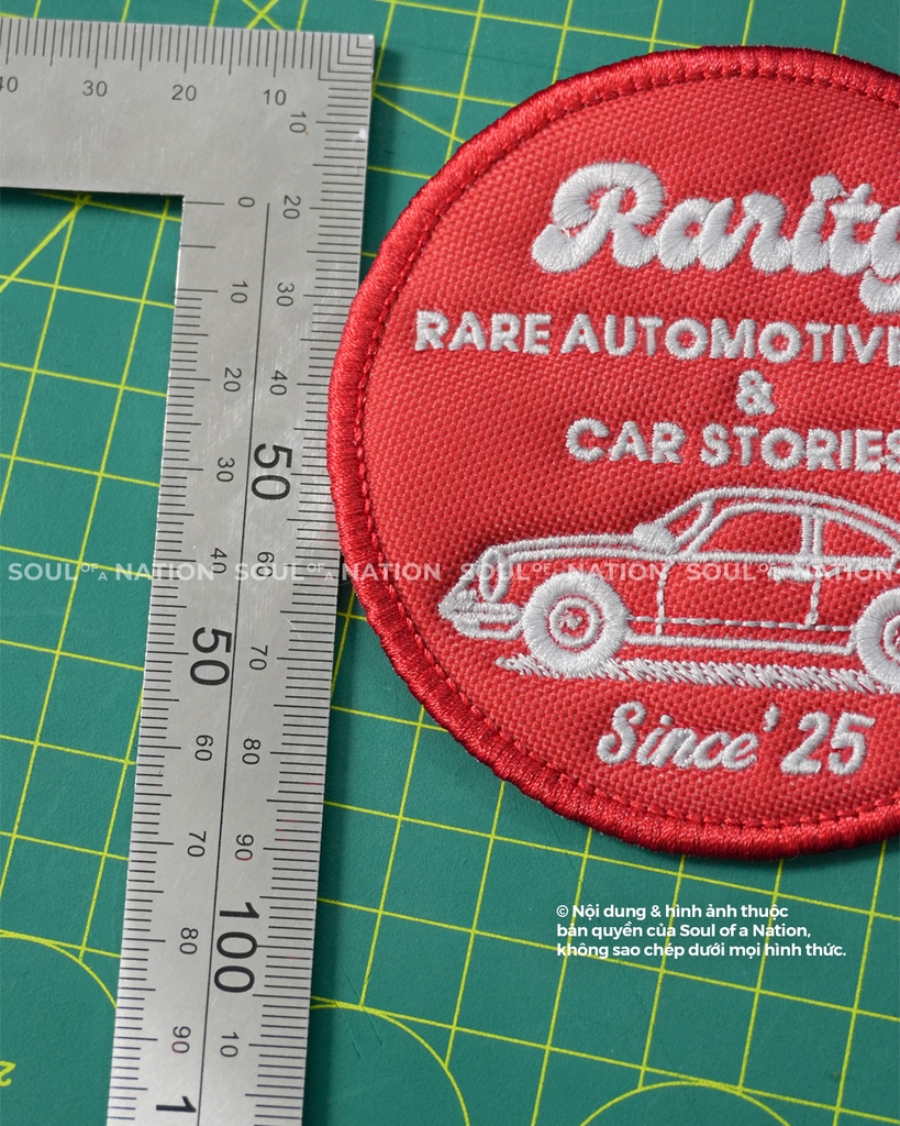 Patch thêu hình tròn Carstories theo yêu cầu