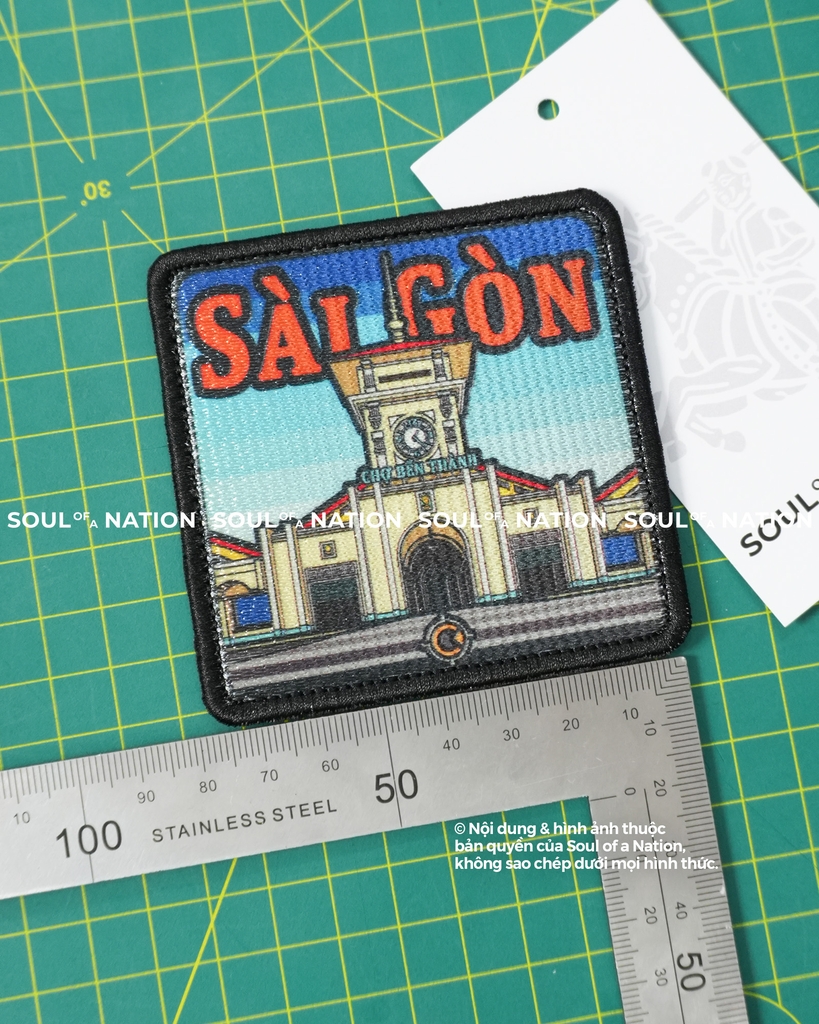 Patch in nhuộm chỉ Chợ Bến Thành theo yêu cầu