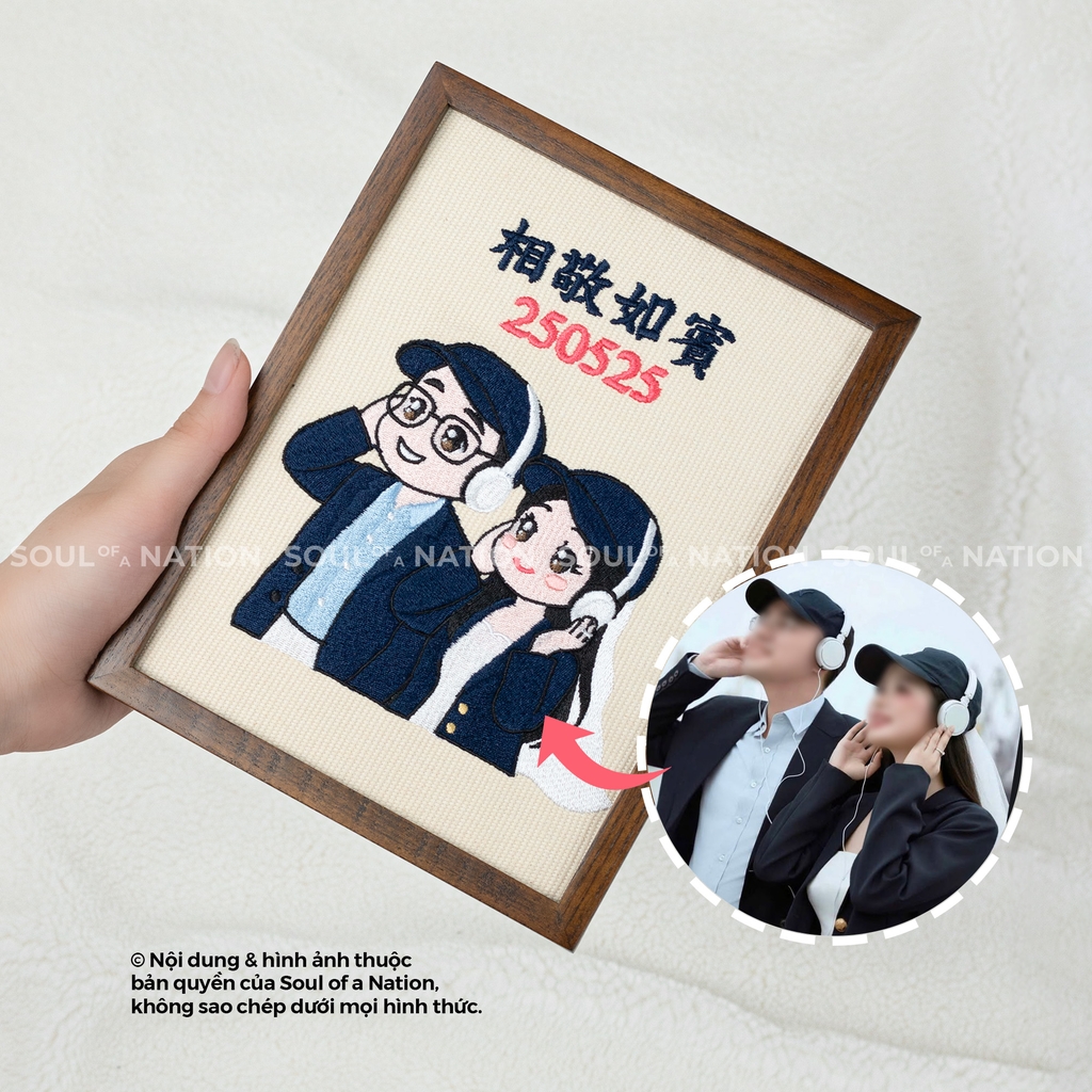 Dự án thêu hình chuyển chibi 
