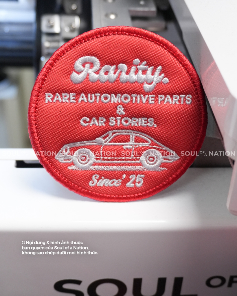 Patch thêu hình tròn Carstories theo yêu cầu