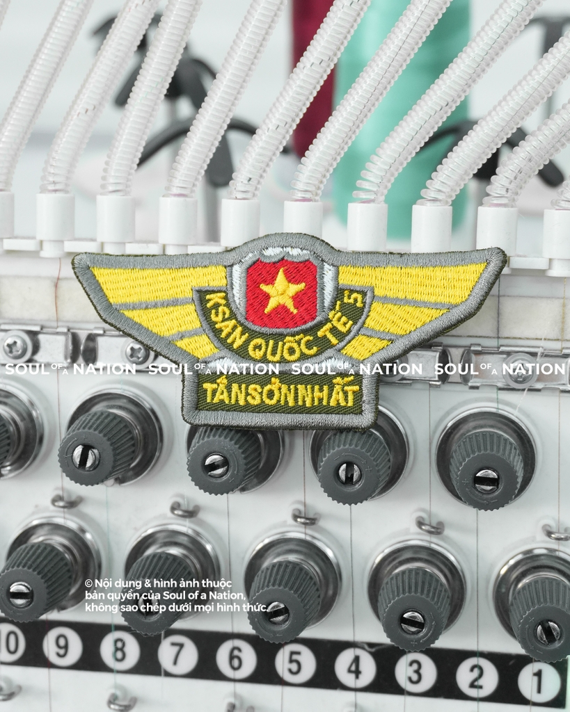Patch thêu hình ôm viền KSAN QUỐC TẾ 5 theo yêu cầu