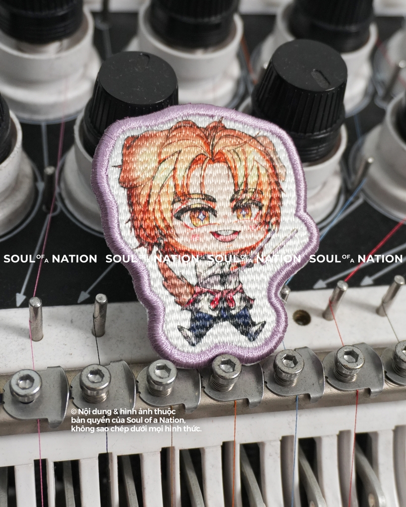 Patch in hình ôm viền Nhóm nhạc Hàn Quốc theo yêu cầu