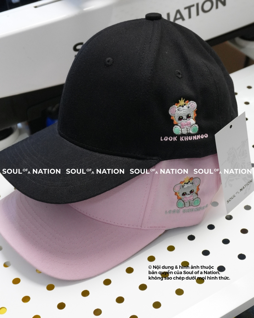 Dự án Nón lưỡi trai thêu theo yêu cầu Look Khunnoo