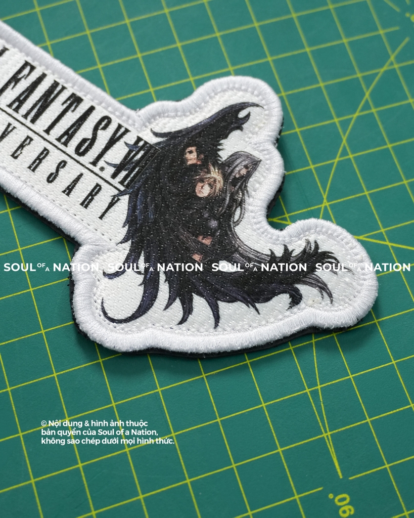 Patch thêu hình ôm viền FINAL FANTASY theo yêu cầu