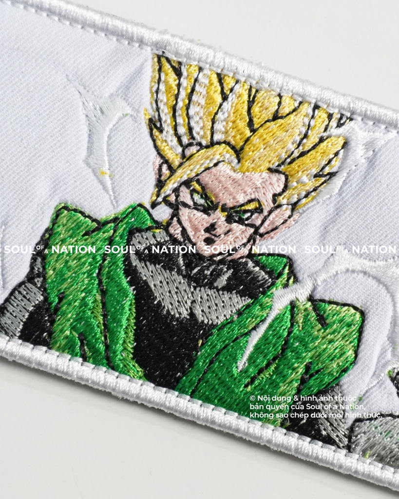 Patch thêu hình chữ nhật Nhân Vật Anime theo yêu cầu