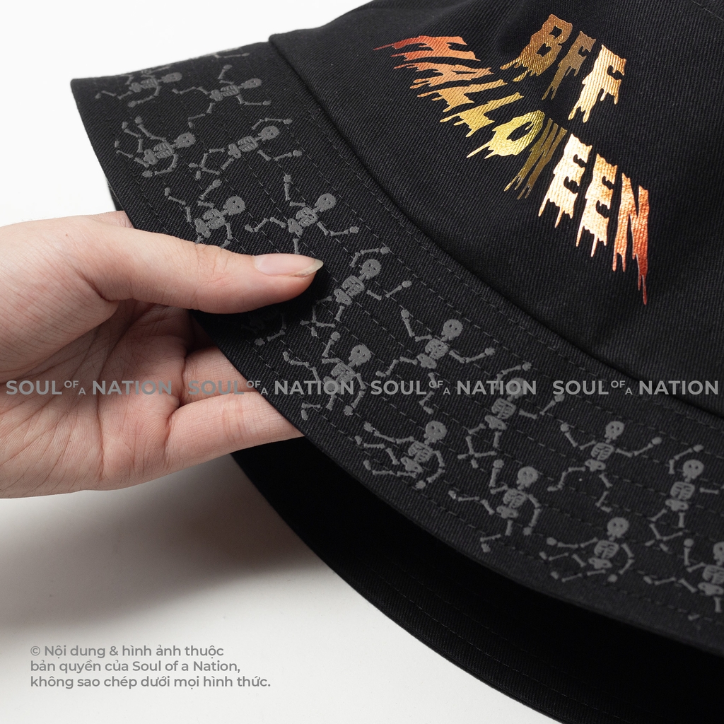 Dự án Nón bucket đồng phục in BFF Halloween theo yêu cầu
