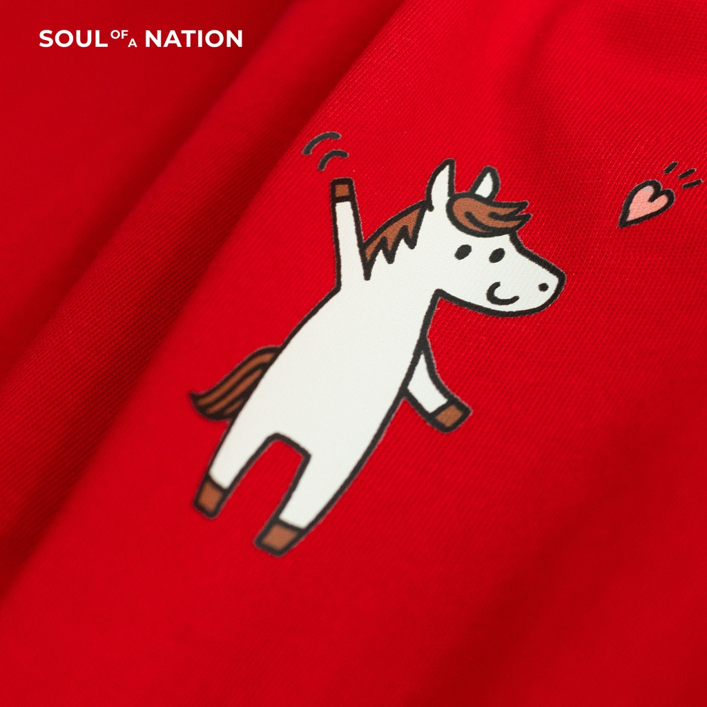 Áo Thun - In Ngựa Pattern