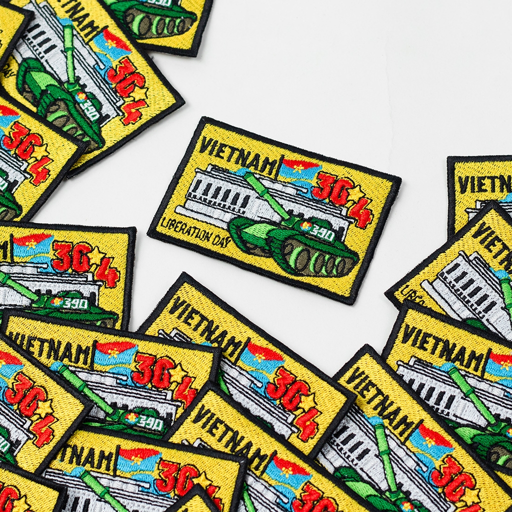 Dự án Patch thêu theo yêu cầu Giải Phóng 30/4
