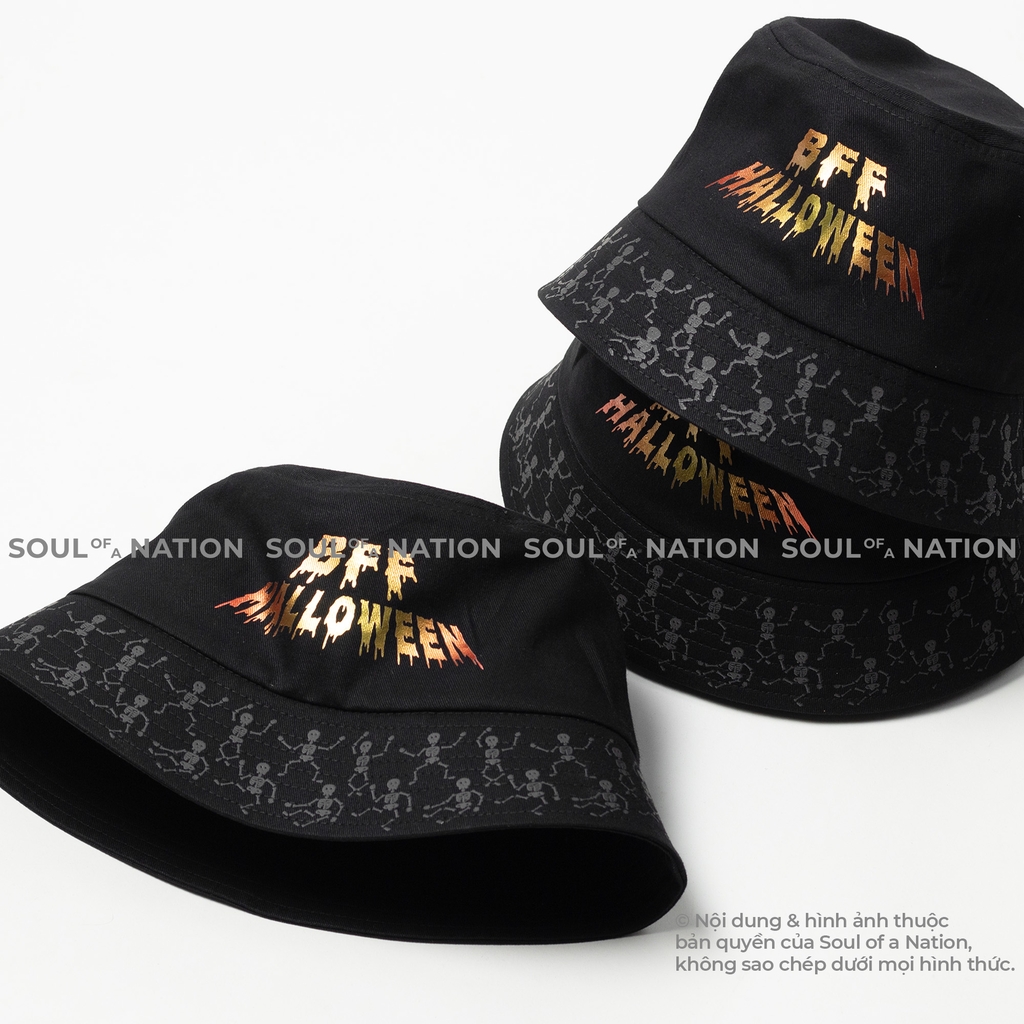 Dự án Nón bucket đồng phục in BFF Halloween theo yêu cầu