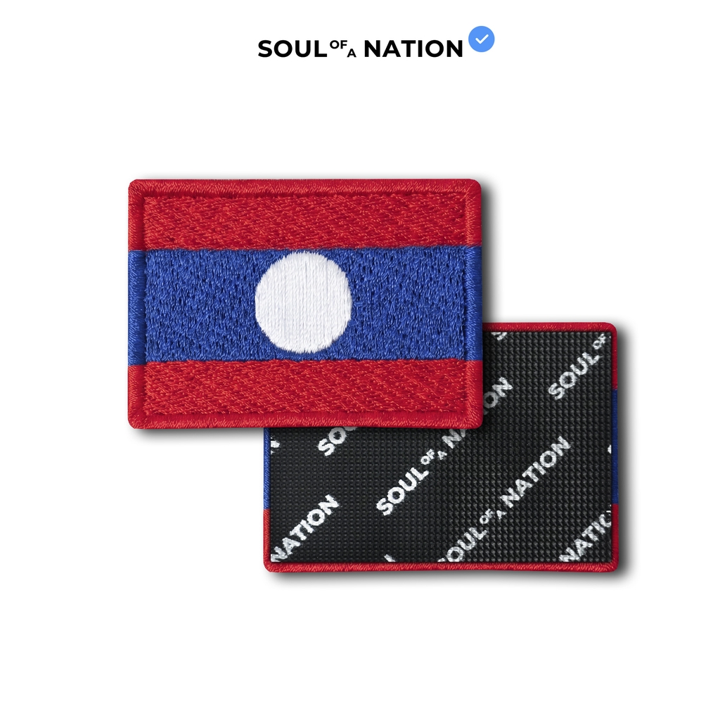 Patch Thêu - Cờ Lào