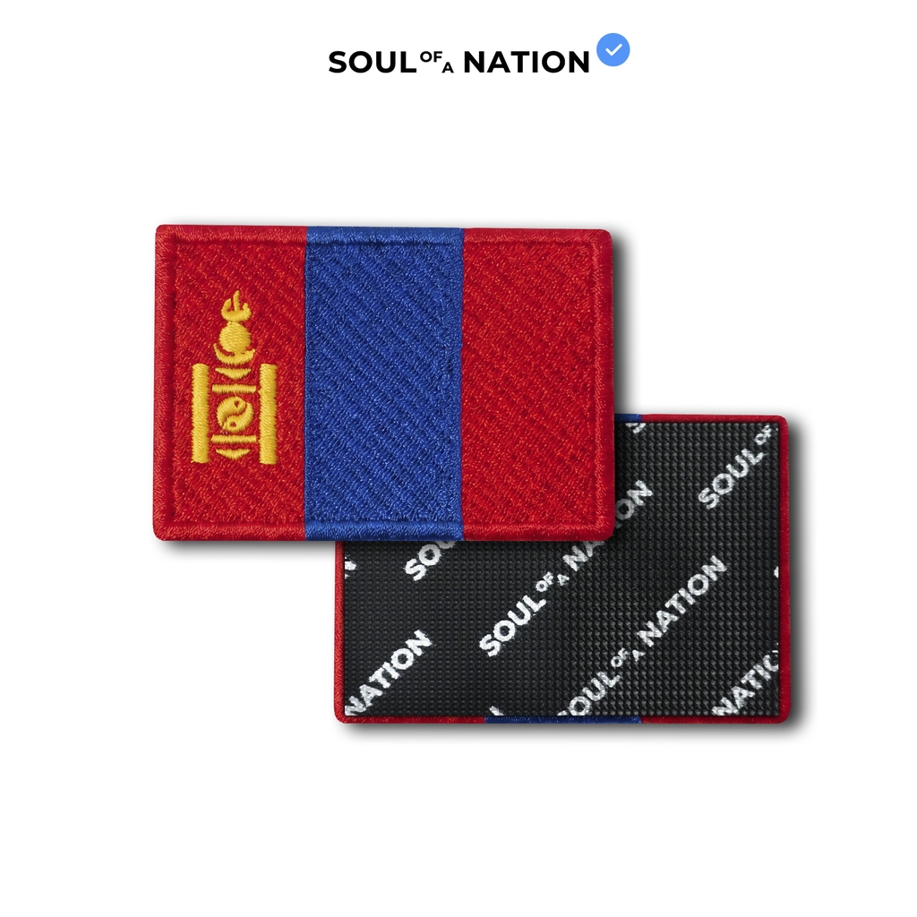 Patch Thêu - Cờ Mông Cổ