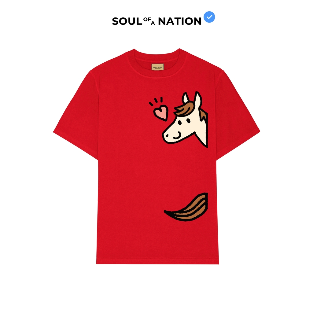 Áo Thun - In Ngựa Cute