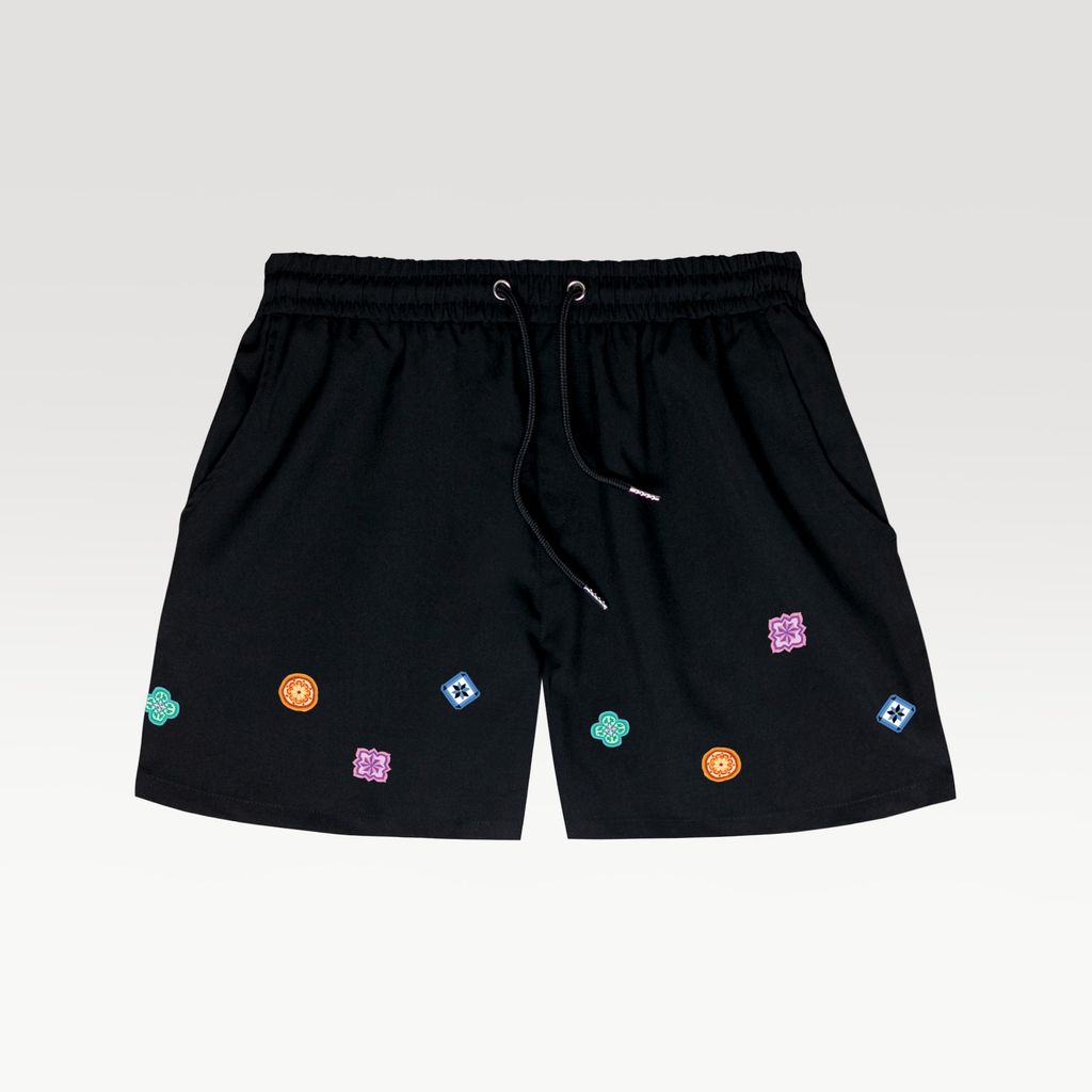 Quần Shorts Unisex - Gạch Bông