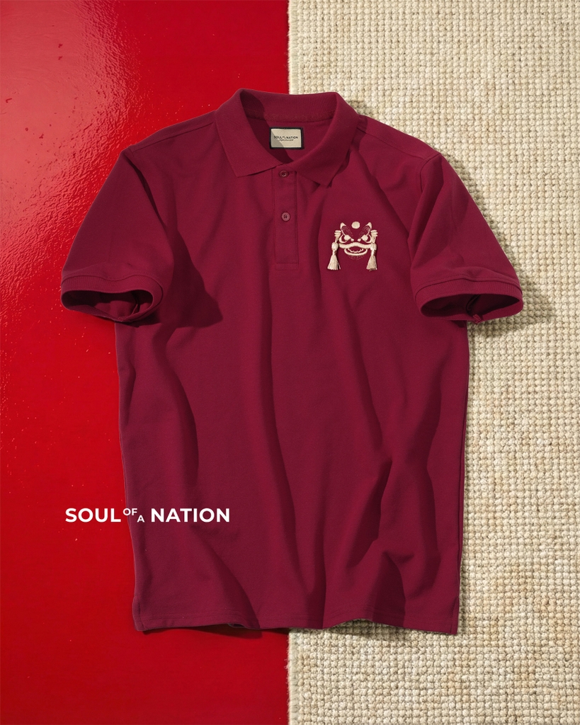 Áo Polo - Thêu Kim Lân Cát Tường