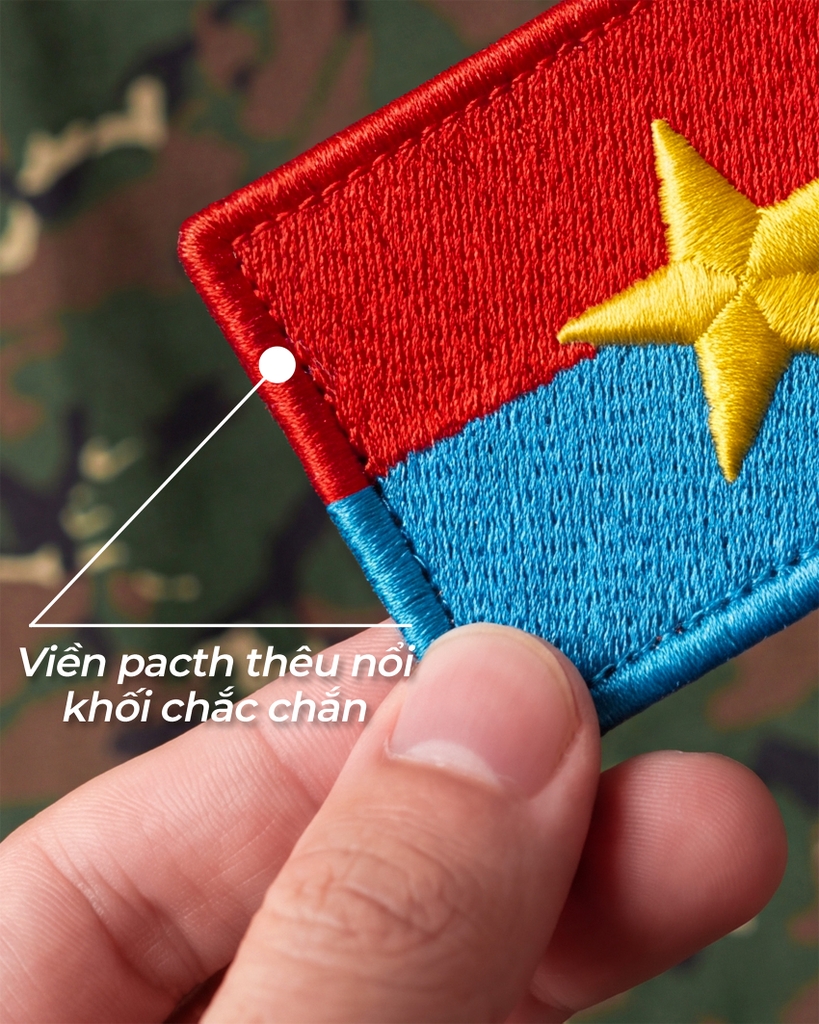 Patch Thêu - Cờ Giải Phóng