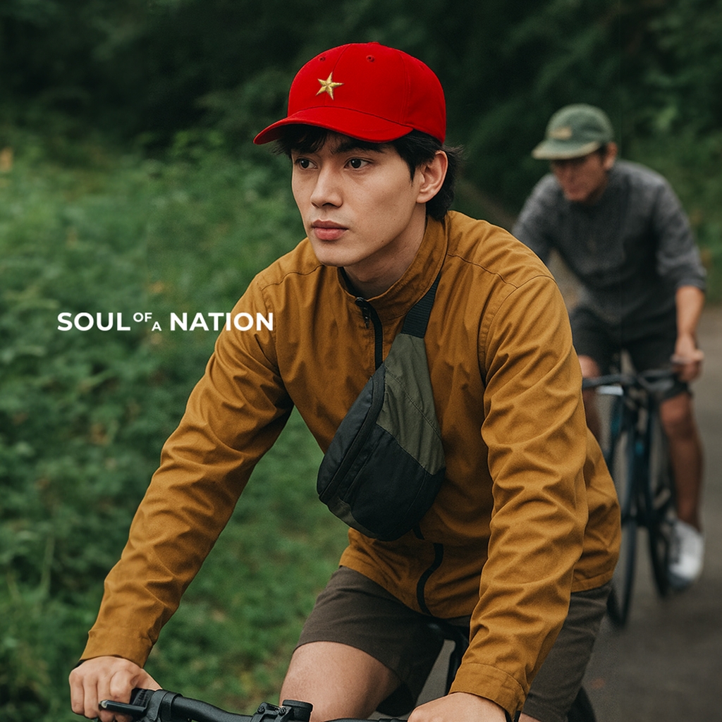 Nón lưỡi trai - Thêu Sao Vàng Kim Tuyến Việt Nam