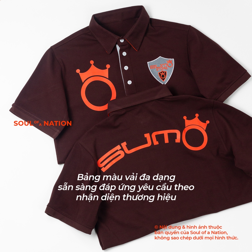 Dự án Áo Polo thêu, in theo yêu cầu SUMO Store