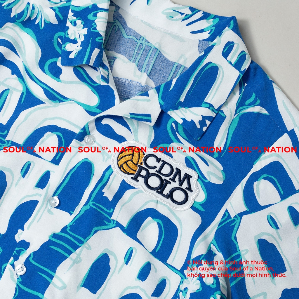 Patch thêu hình ôm viền CDM Polo theo yêu cầu