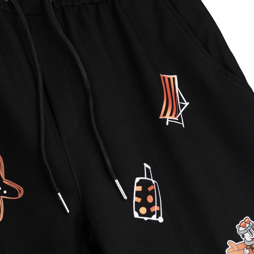 Quần Shorts Unisex - Travel Pattern