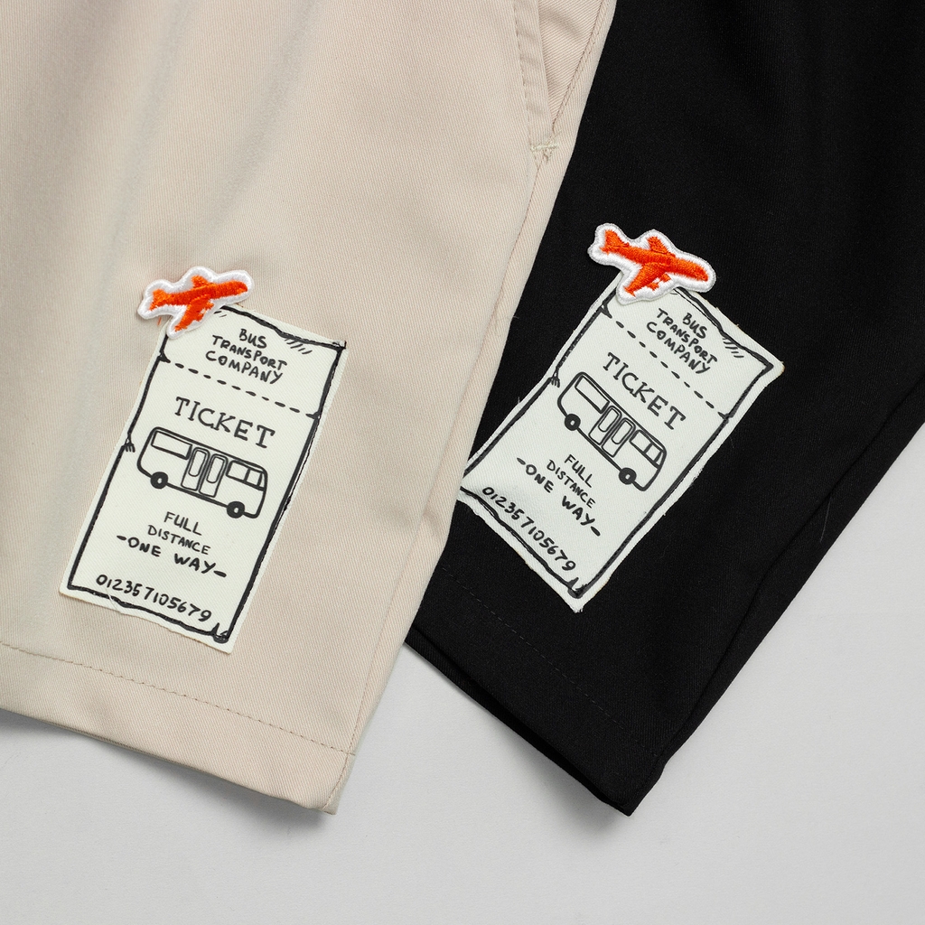 Quần Shorts Unisex - Travel Ticket