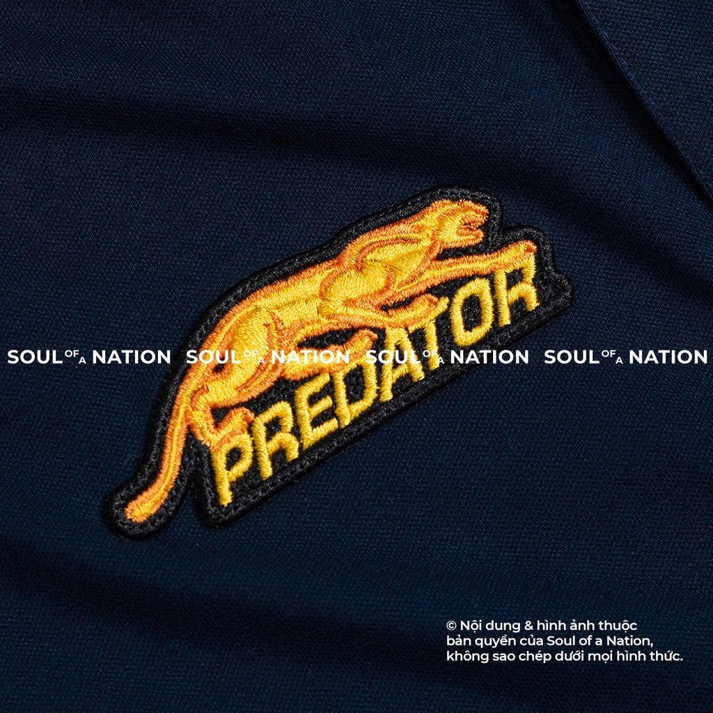 Patch thêu hình ôm viền Predator theo yêu cầu