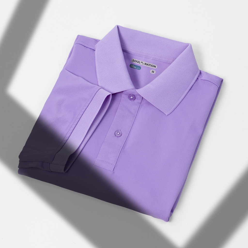 Áo Polo - Ultra COOLight Trơn Basic Gam Màu Sáng