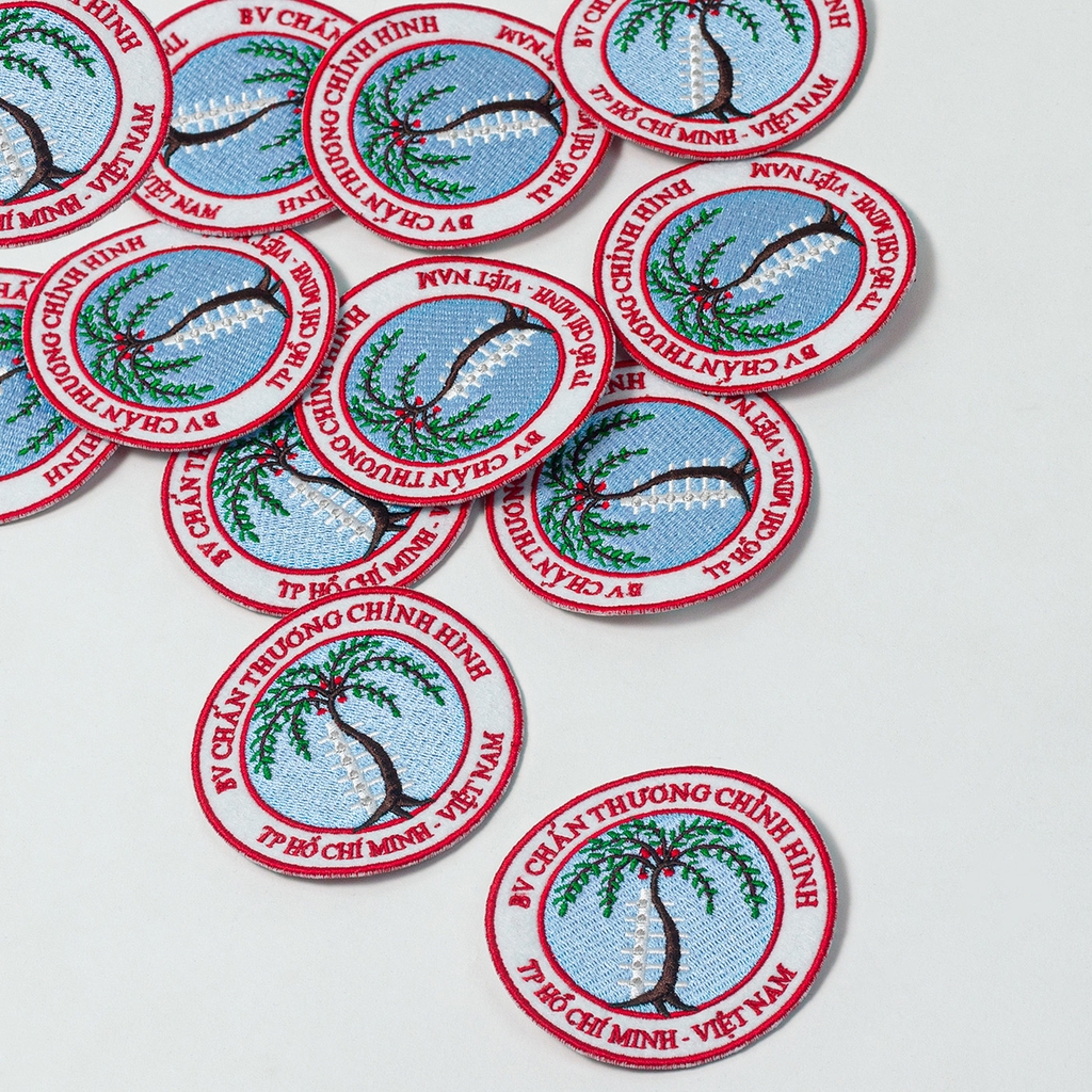 Dự án Patch thêu theo yêu cầu Bệnh Viện Chấn Thương Chỉnh Hình TP. HCM