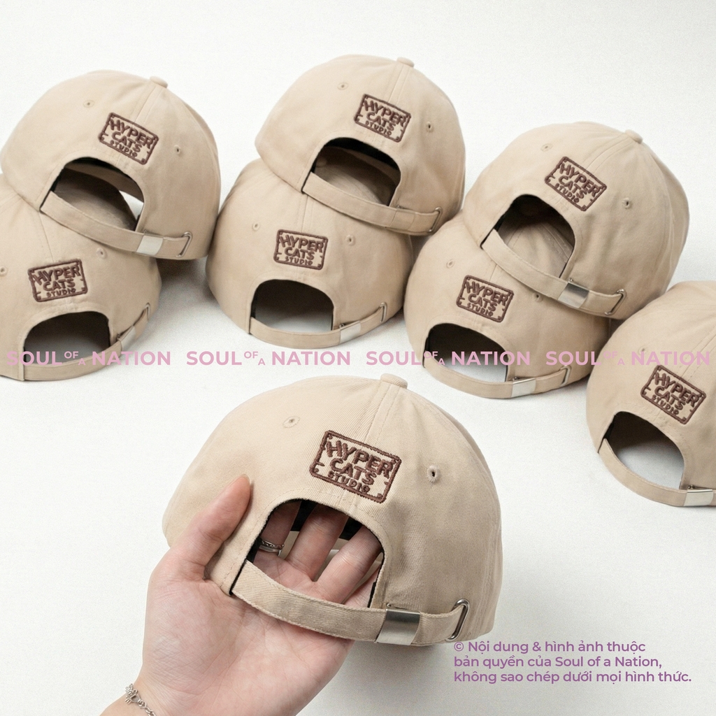 Dự án Nón lưỡi trai đồng phục thêu HYPER CATS theo yêu cầu