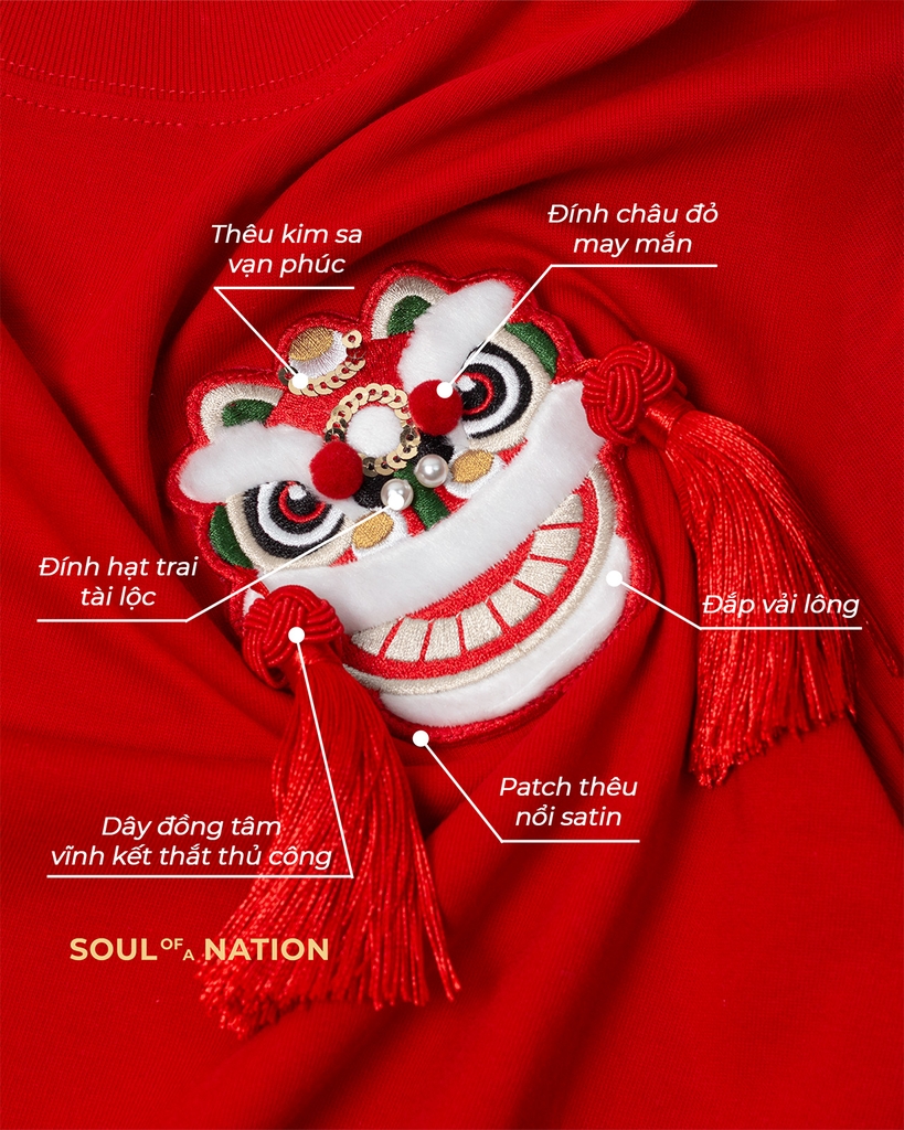 Áo Thun - Thêu Patch Lân 2026