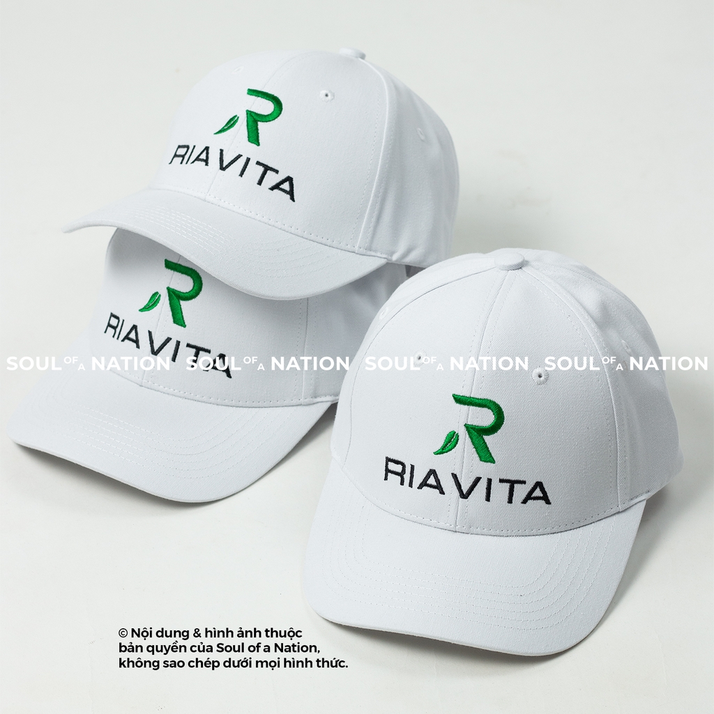 Dự án Nón lưỡi trai thêu RIAVITA theo yêu cầu