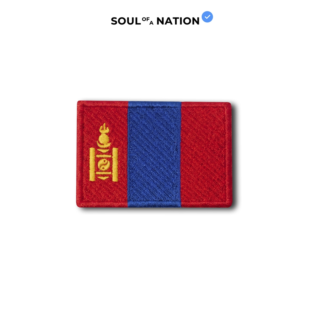 Patch Thêu - Cờ Mông Cổ
