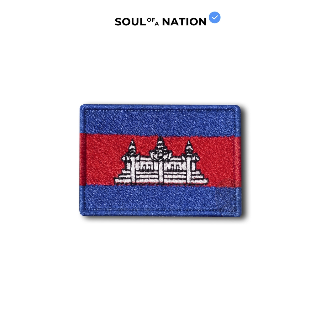 Patch Thêu - Cờ Campuchia