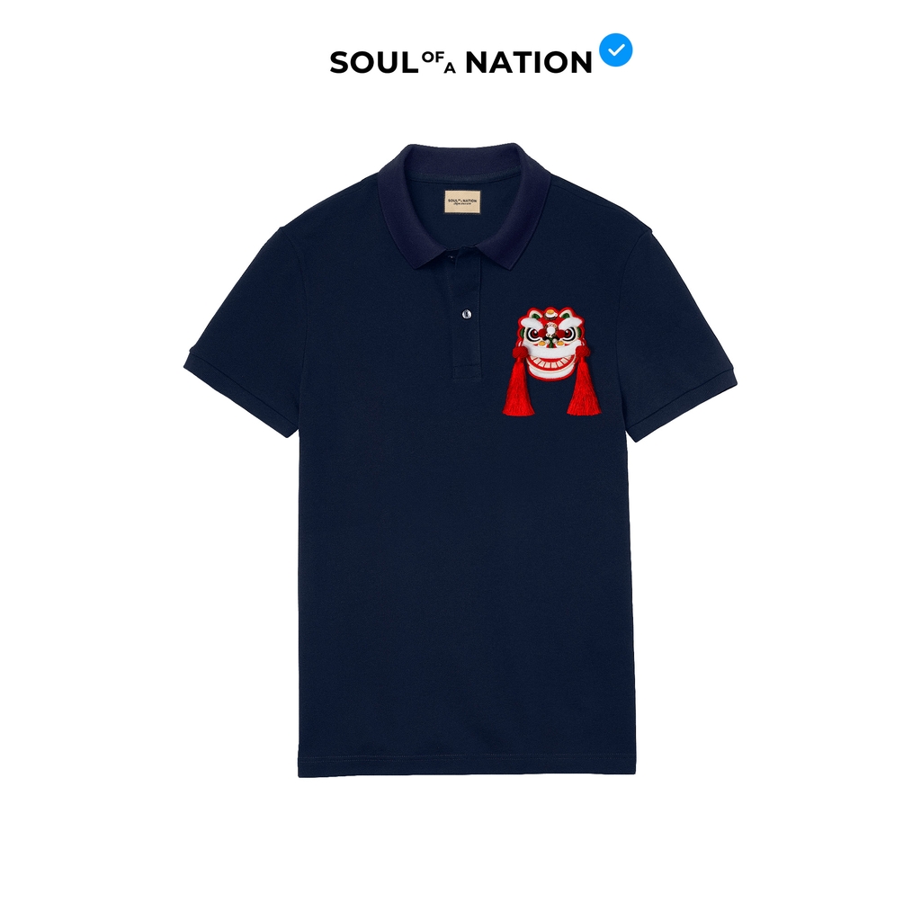 Áo Polo - Thêu Patch Lân Việt 2026