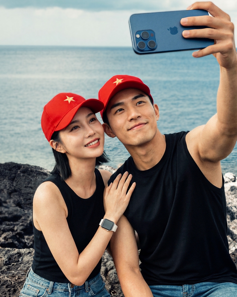 Nón lưỡi trai - Thêu Sao Vàng Kim Tuyến Việt Nam