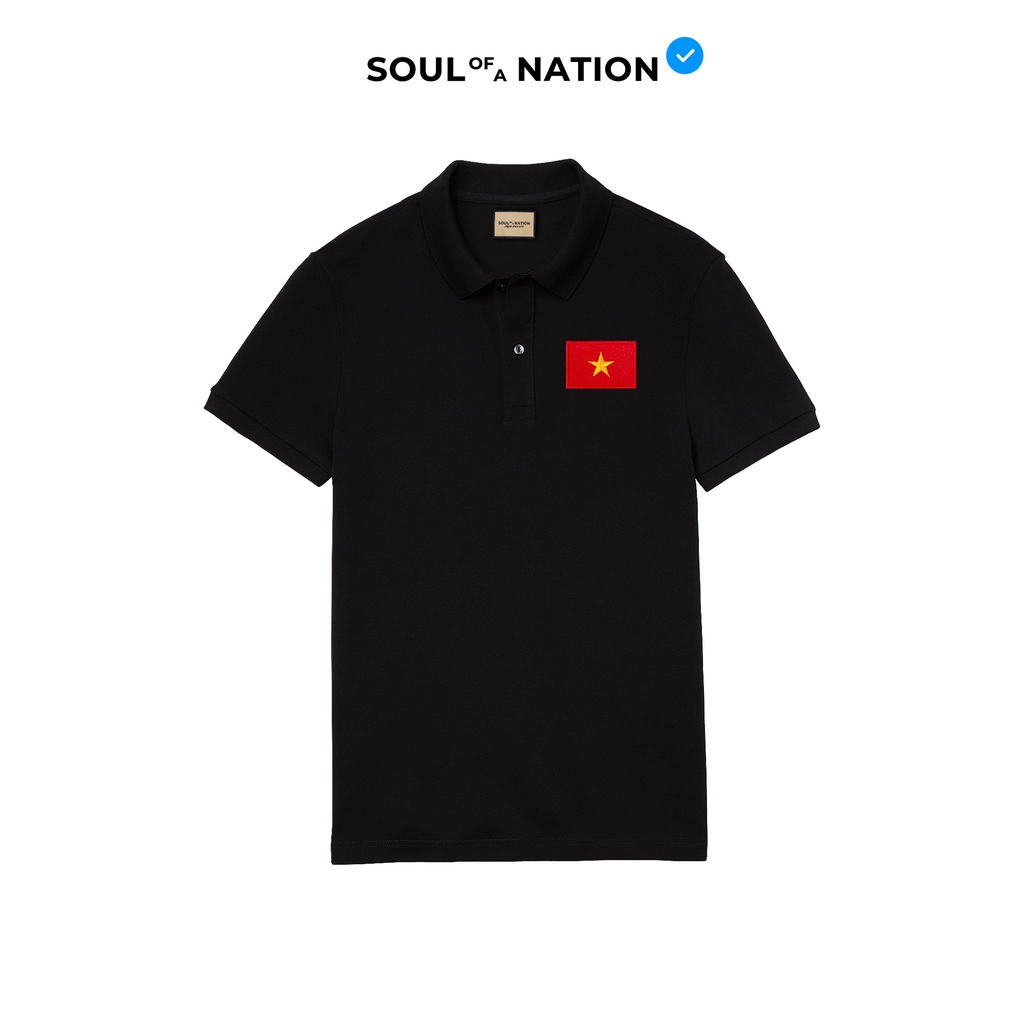 Áo Polo - Patch Thêu Lá Cờ Việt Nam