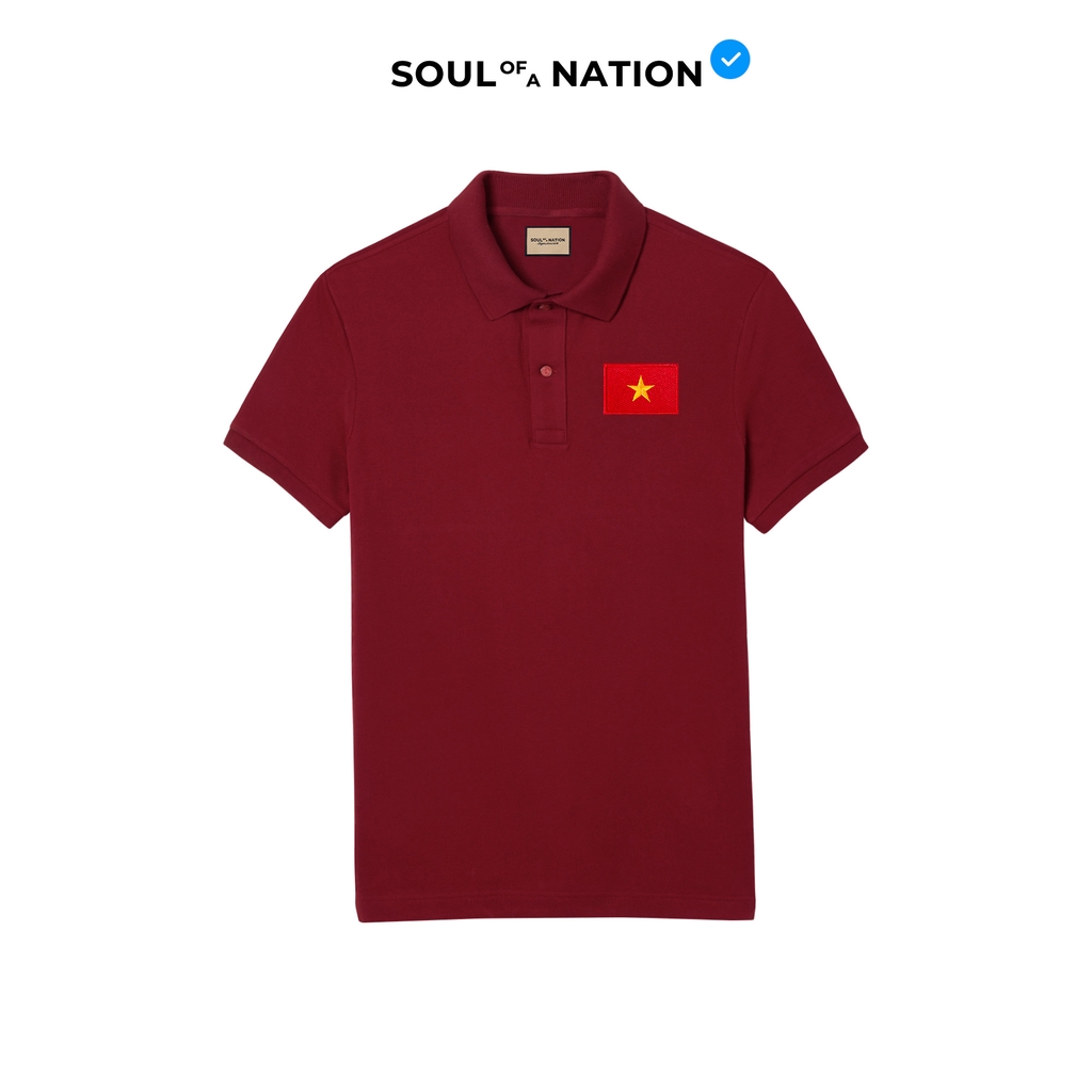 Áo Polo - Patch Thêu Lá Cờ Việt Nam