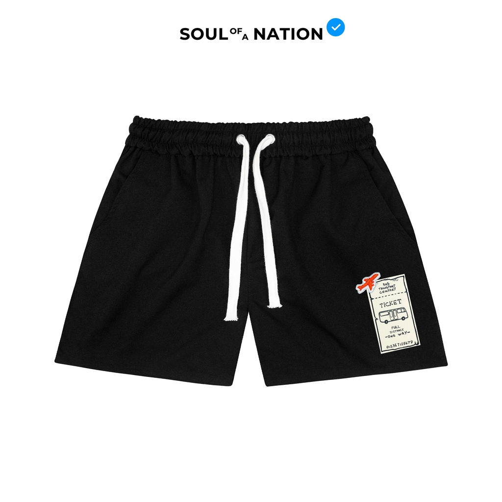 Quần Shorts Unisex - Travel Ticket
