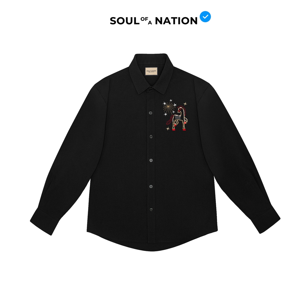 Áo Sơ Mi - Thêu Bính Ngọ Phồn Hoa