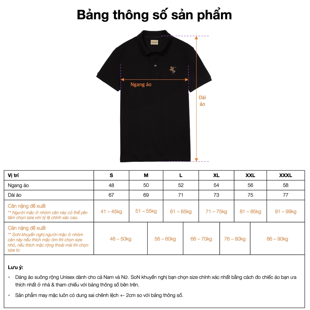 Áo Polo - Thêu Kim Tỵ Đồng Tâm