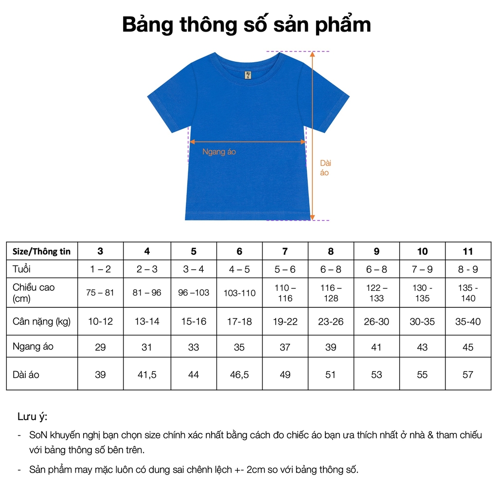 Áo Thun Trẻ Em - Thêu Saint Gióng