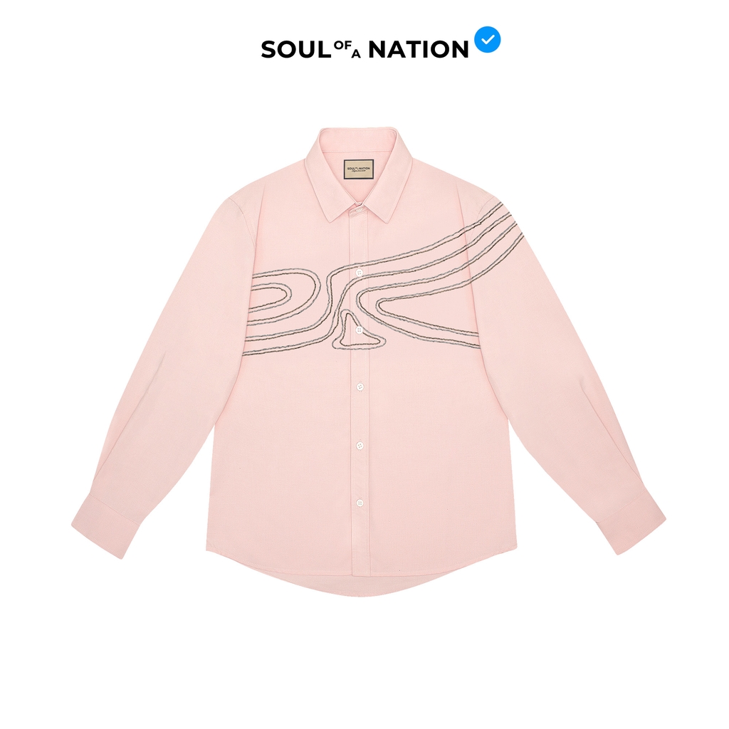 Áo Sơ Mi Thêu Ruy Băng Thủ Công - Ruộng Bậc Thang