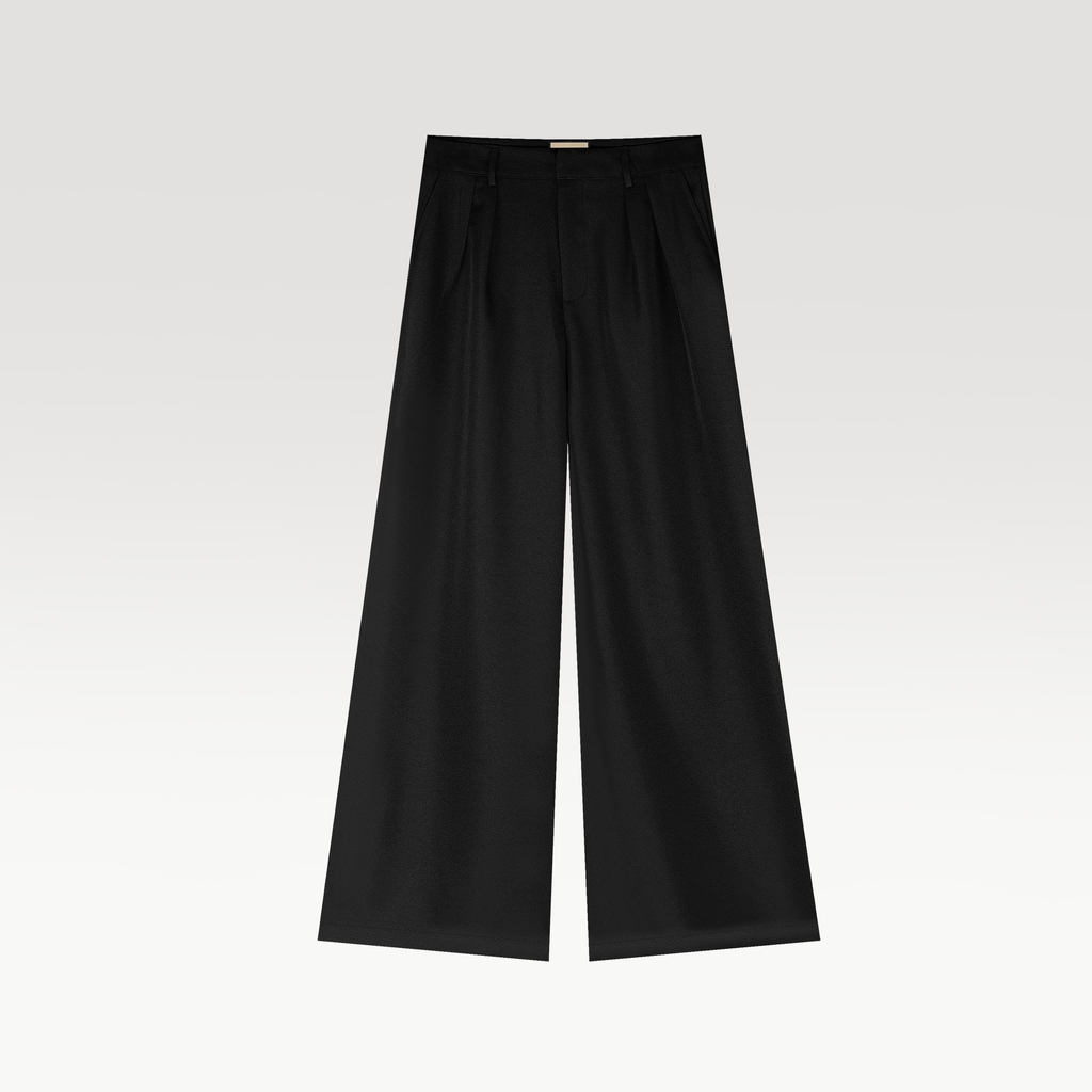 Quần Trouser Nữ Ống Rộng